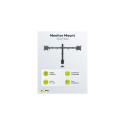 Goobay Dual Monitor Mount Flex, Black