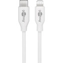 Goobay Lightning to USB-C, Charging and Sync cable, Apple fast charging up to 87 W, USB-C 480 Mbit/s