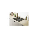 Candy Idea CHW6LBB Black Built-in 60 cm Gas 4 zone(s)
