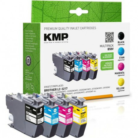 KMP B58V ink cartridge 4 pc(s) Compatible Black, Cyan, Magenta, Yellow