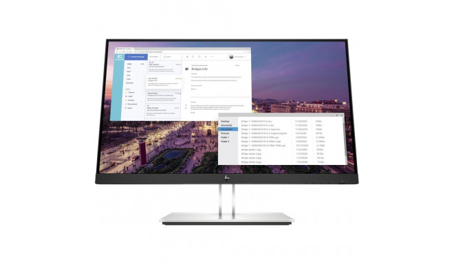 "58,4cm/23'' (1920x1080) HP E23 G4 IPS 16:9 5ms HDMI VGA DisplayPort USB VESA Pivot Full HD Black"
