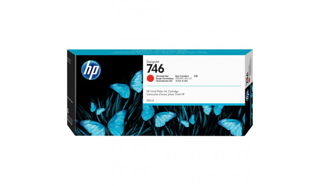 "HP 746 300-ml Chromatic Red Ink Cartridge"