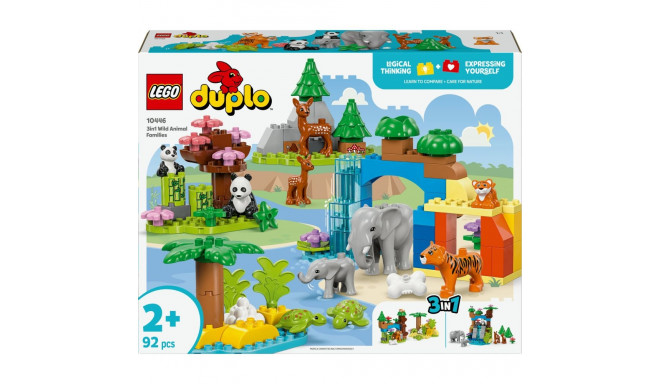 "LEGO 10446 DUPLO Town Wildtier-Familien 3-in-1-Set"