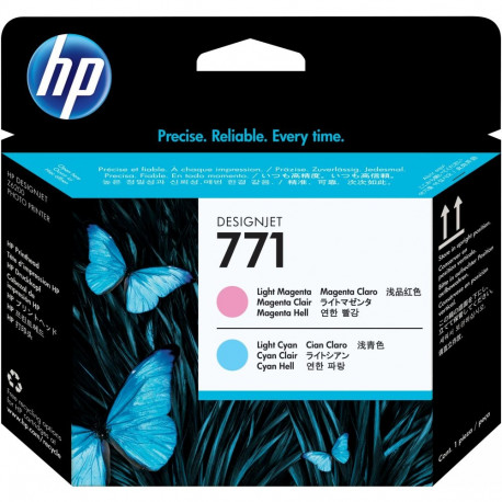 "HP 771 original printhead CE019A light magenta and light cyan standard capacity 1-pack"
