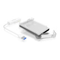 "ICY BOX IB-AC703-U3 USB-A 3.0 Adapter für 2.5"" SATA HDD/SSD mit Kunststoffhülle"