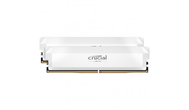 Crucial Pro Overclocking 32GB [2x16GB 6400MHz DDR5 CL38 UDIMM] white