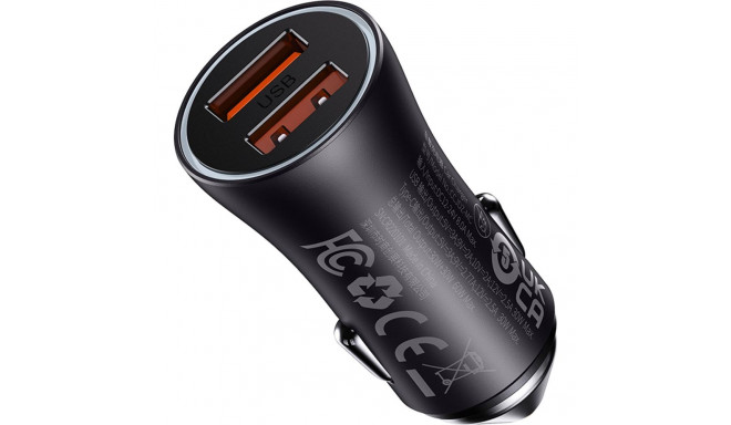 Baseus Golden Contactor Max 2x USB-A 3 A laadija (CGJM000013)