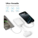 Baseus PicoGo digitaalse ekraaniga 10000mAh 45W valge