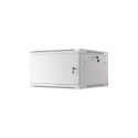 Lanberg wall-mounted rack cabinet 19" 6U 600X600 gray metal door