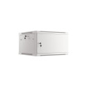 Lanberg wall-mounted rack cabinet 19" 6U 600X600 gray metal door