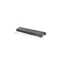 Lanberg Patch Panel 24 ports 1U 19" cat.5E FTP shielded black
