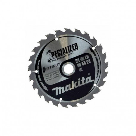 puidulõikeketas MAKITA Efficut 165x1.4x20mm T25 23°