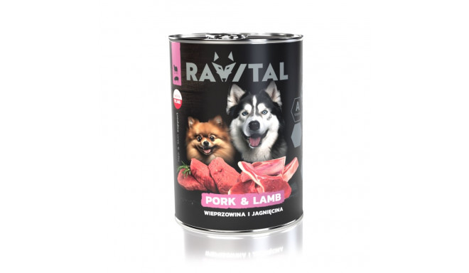 Ravital Pork & Lamb konserv koerale 800g
