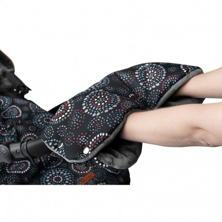 Sensillo pushchair rosettes black 8524