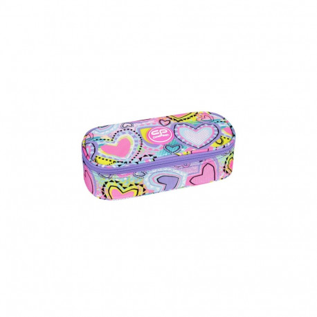 Pencil case CoolPack Campus PASTEL HEART