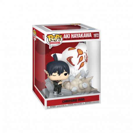 FUNKO POP! Moment Vinyl Figure: Chainsaw Man - Aki (Fox Devil)