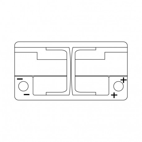 Exide EFB 75Ah 730A 315x175x175-+