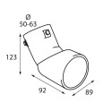 Summuti otsik TS-45 50-63mm