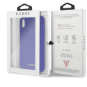 Guess Silicone iPhone Xs Max Case - Purple