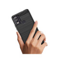 Carbon Case silicone case for Nokia C22 - black