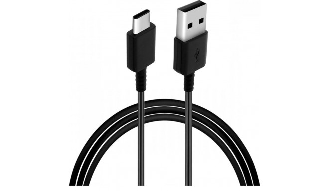 Samsung EP-DR140ABE USB-A - USB-C Cable 0.8m (Bulk - Replacement Packaging) - Black