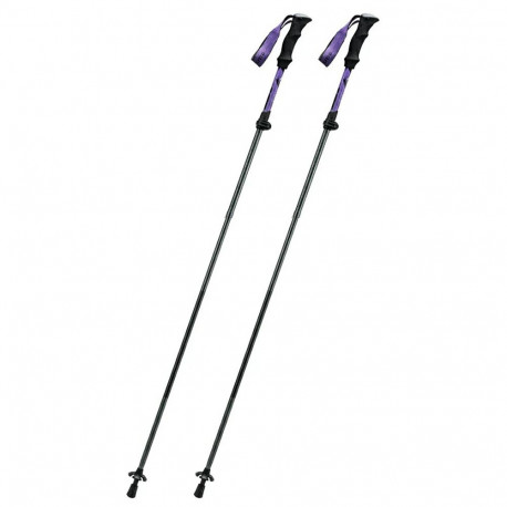 Qunature Nordic Walking Trekking Pole Aluminum 110 - 130 cm 1 pc. - Purple