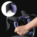 Rockbros Handlebar Tape Perforated Silicone with Chameleon Effect - Purple