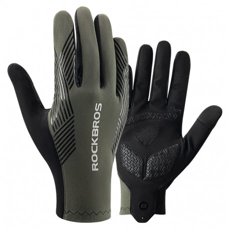 Rockbros cycling gloves spring/summer/autumn, full, size: S - green