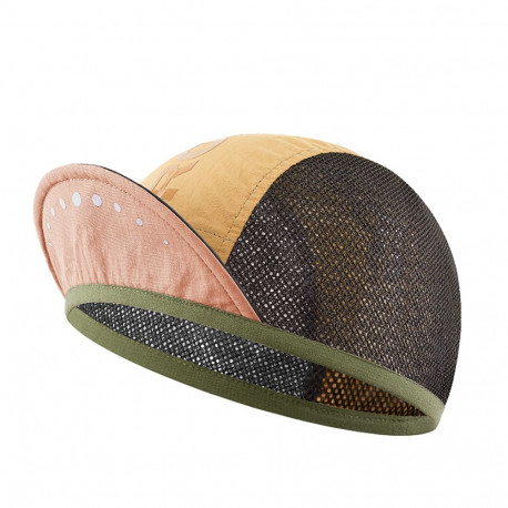 Rockbros Cycling Cap with Visor, Helmet Cover - Yellow