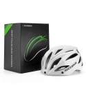 Rockbros Bike Helmet with Visor, Detachable UV Protective Goggles, Unisex - Black/Brown