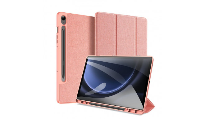 Dux Ducis Domo eco-leather case with stand for Samsung Tab S9 FE+ - pink