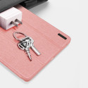 Dux Ducis Domo eco-leather case with stand for Samsung Tab S9 FE+ - pink