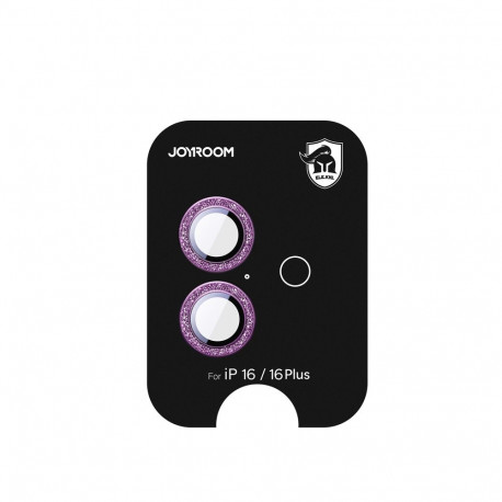 Joyroom JR-MSF0302 protective glass for iPhone 16/16 Plus lenses - pink