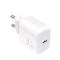 Puro PROLITE 30W USB-C Wall Charger - White Puro PROLITE 30W USB-C Wall Charger - White