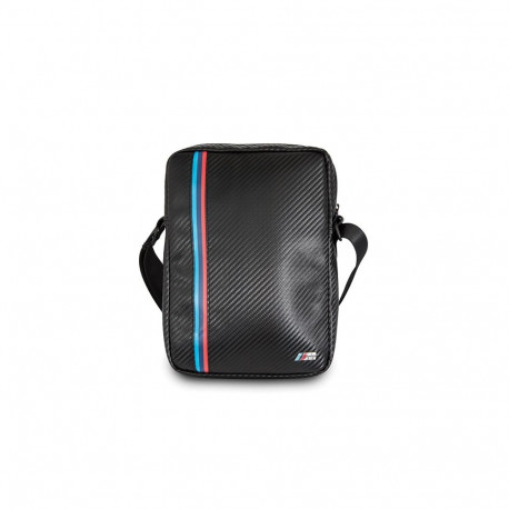 BMW Carbon / Tricolor Stripe 8" Tablet Bag - Black
