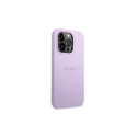 Guess Saffiano Strap Case for iPhone 14 Pro Max 6.7" - Purple