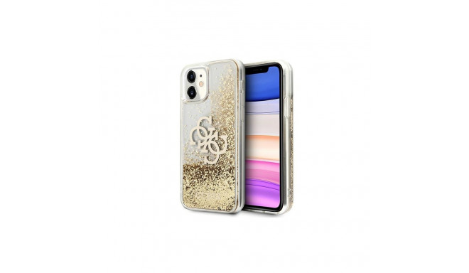 Guess 4G Big Liquid Glitter case for iPhone 11 6.1" / Xr - gold