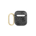 Guess 4G Script Metal Collection case for AirPods 1 / 2 - gray