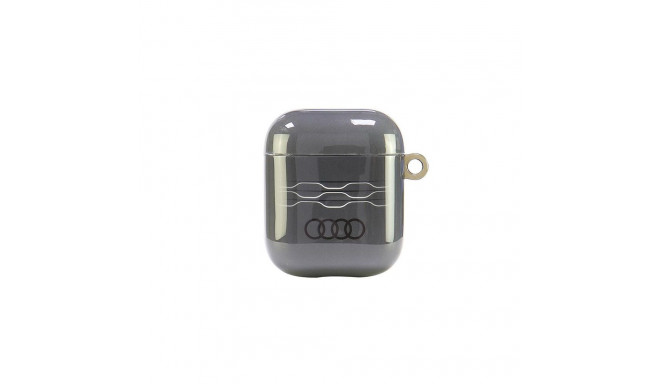 Audi IML Geometric Pattern Case for AirPods 1 / 2 - Gray