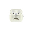 Audi IML Geometric Pattern AirPods 3 Case - White