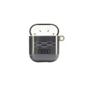 Audi IML Geometric Pattern Case for AirPods 1 / 2 - Gray