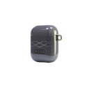 Audi IML Geometric Pattern Case for AirPods 1 / 2 - Gray