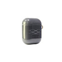 Audi IML Geometric Pattern Case for AirPods 1 / 2 - Gray
