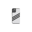 Adidas OR Booklet Case PU for iPhone 12 / 12 Pro 6.1" - white and black
