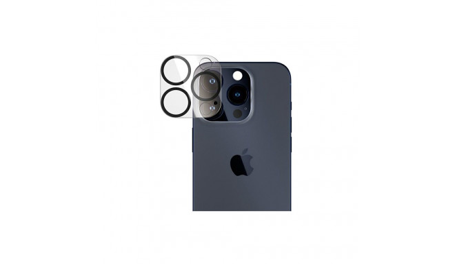 PanzerGlass Picture Perfect Camera Protection for iPhone 15 Pro / 15 Pro Max - with Black Frame