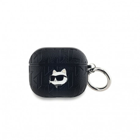 Karl Lagerfeld Monogram Choupette Head case for AirPods 3 - black