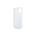 DKNY IML Checkered Mono Pattern & Printed Stripes MagSafe case for iPhone 15 / 14 / 13 - beige