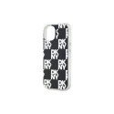 DKNY IML Checkered Mono Pattern case for iPhone 15 Plus / 14 Plus - black