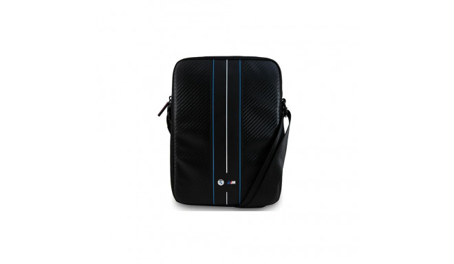 BMW Carbon & Blue Stripe bag for a 10" tablet - black