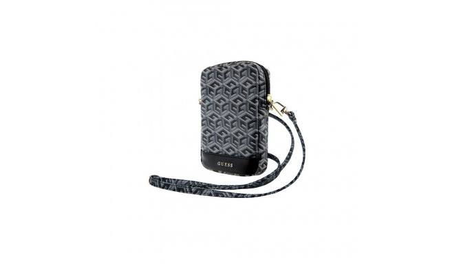 Guess Zip GCube Bottom Stripe phone bag - black